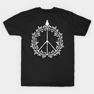 Peace symbol with olive tree T-Shirt